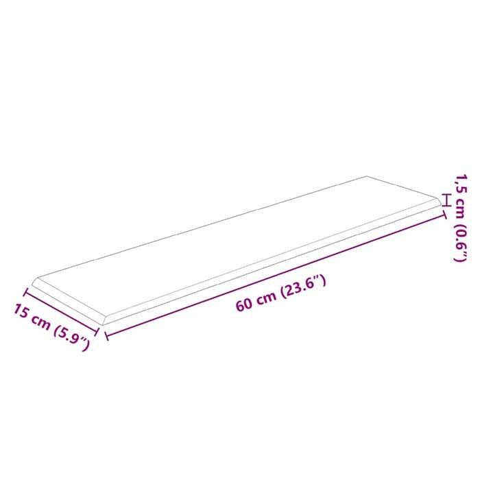 VidaXL Wall Panels 12 Pcs Blue 60x15 Cm Velvet 1.08 M² 343834