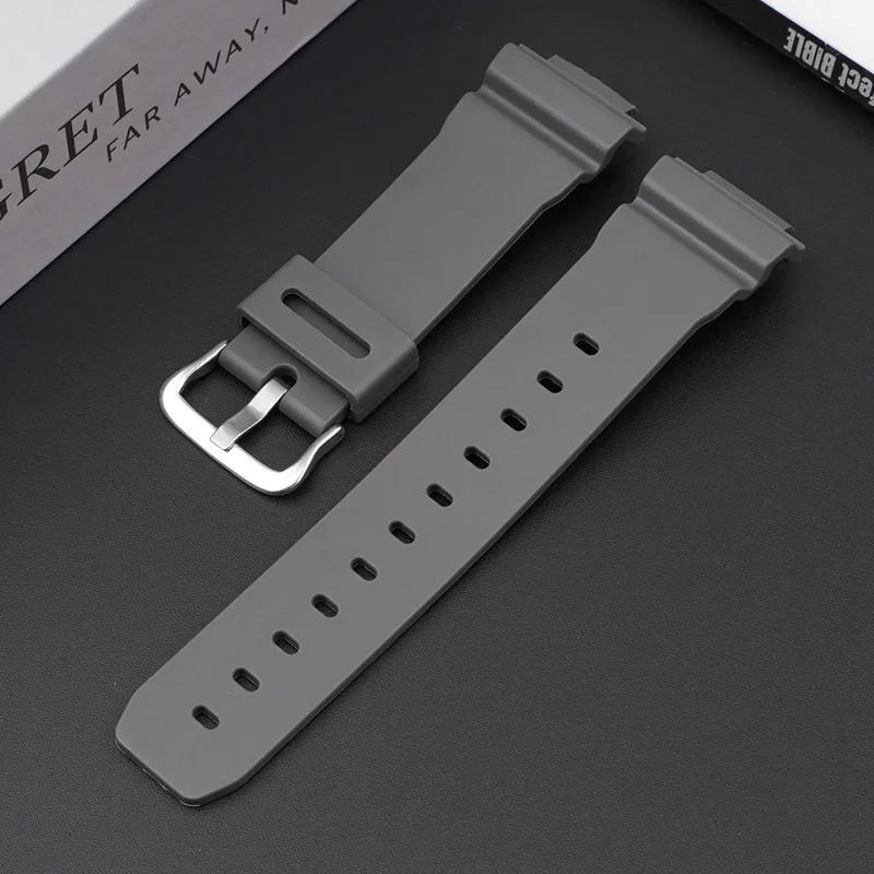 16 мм силиконовый ремешок для часов Casio DW-5600 GW-M5610 G-5600 GW-B5600 DW-6900 GA-2100 9052 Серии Спортивный сменный ремешок