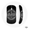 Wireless Mouse - MANIACASE - Brazilian Jiu Jitsu - Black - USB Wifi - Compatible Mac and PC