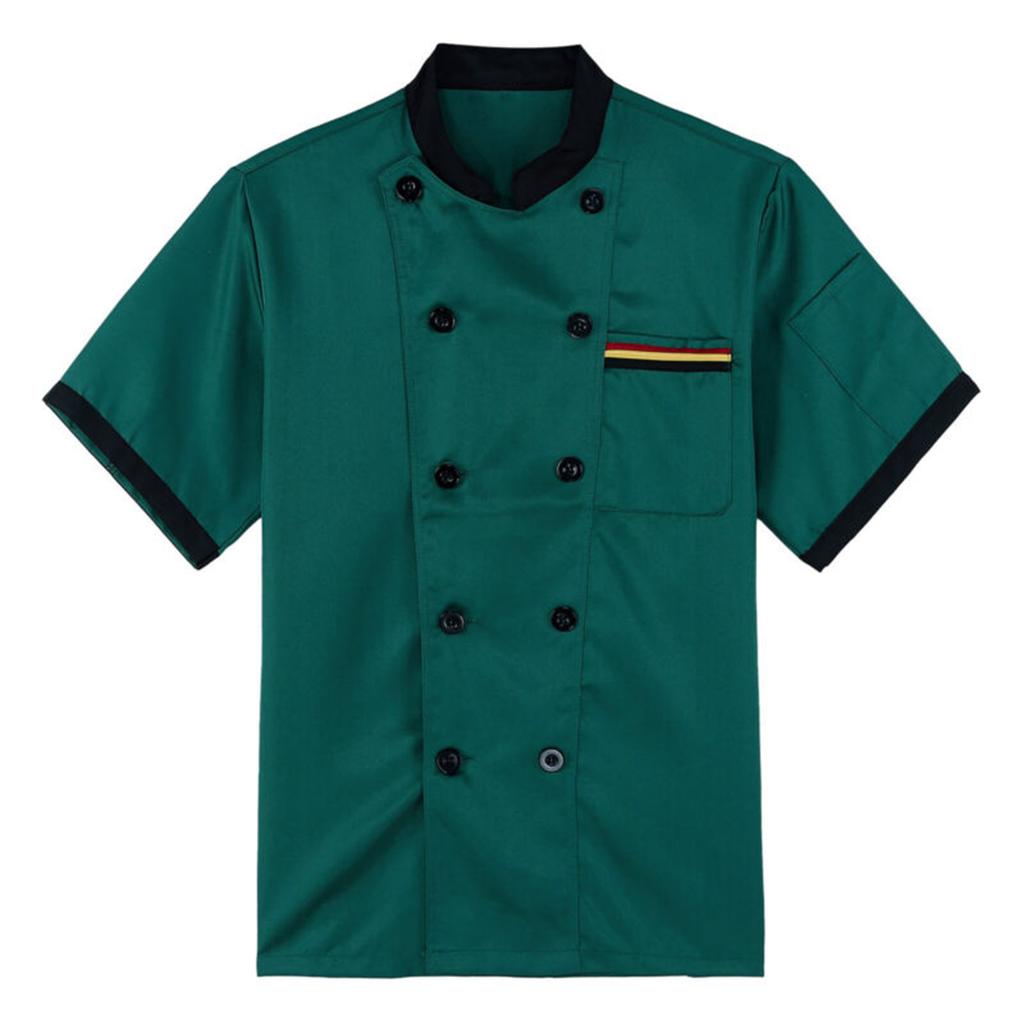 Chef Uniform Sleeved Men's Clothing Catering Work Uniform Back Kitchen Uniform Men's Top
