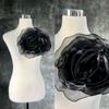 Handmade 3D Flower Corsage Clothing Dress Neck Decoration Chest Flower Fashion Rose Flower Patch