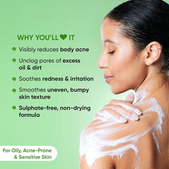 Dot & Key Cica & 1% салициловой кислоты ежедневный отшелушивающий гель для душа | Обогащен ниацинамидом | Гель для душа для масла | Чистая кожа без акне | 250 мл