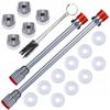 Zestaw Przedłużek 30cm I 50cm Z Akcesoriami – Ułatwienie W Malowaniu | Kompatybilny Z Agregatami Malarskimi | Wysoka Jakość