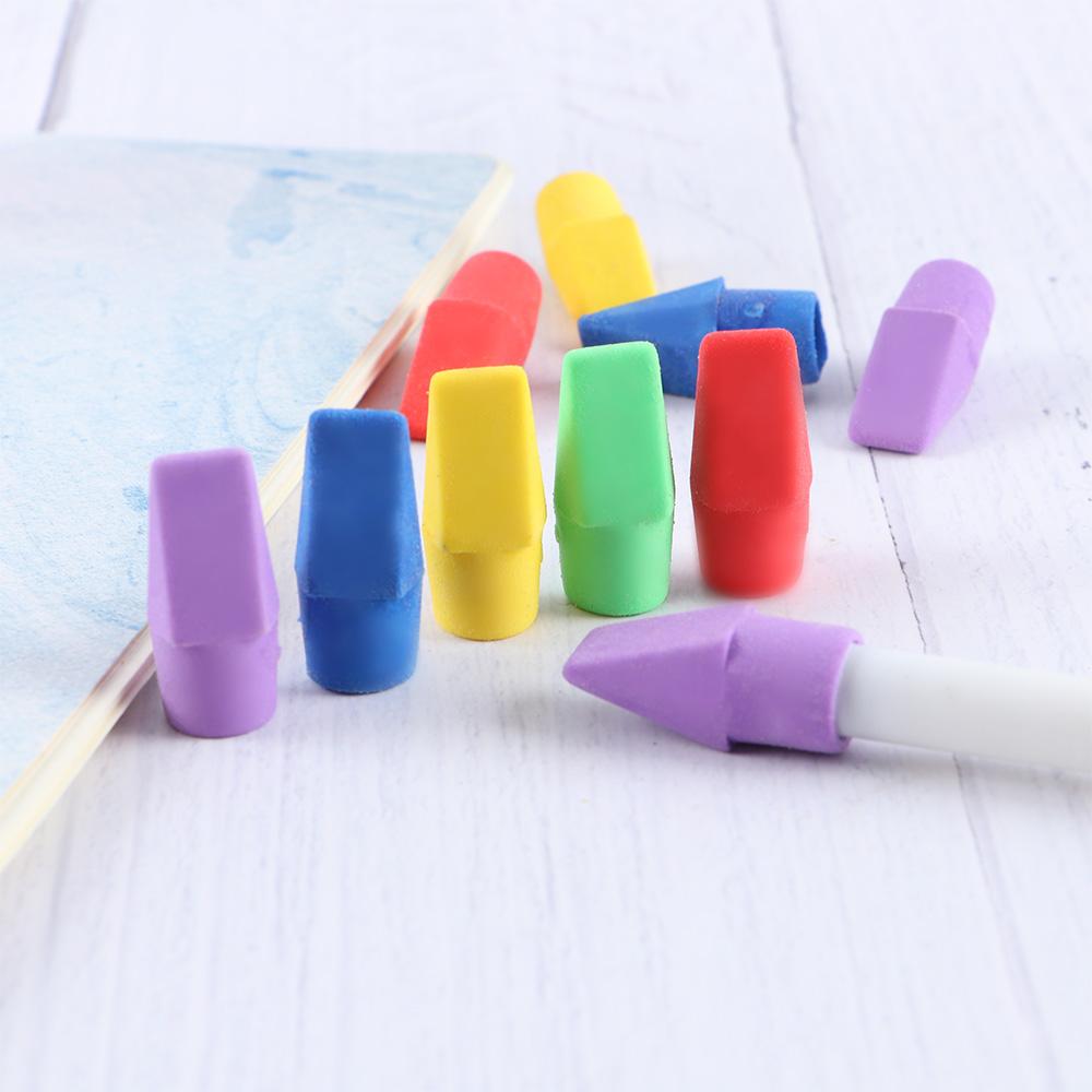 Colors Painting Student Eraser Caps Pencil Eraser Toppers Pencil Erasers Pencil Top Erasers