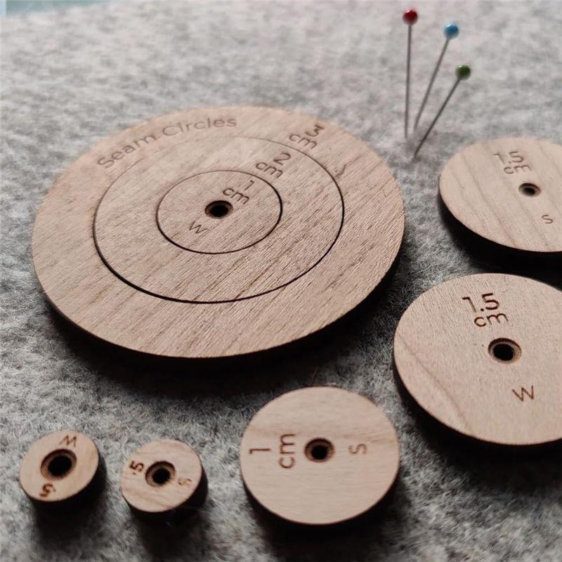 Август. Генератор кругов для швов, Деревянный шаблон для квилтинга в виде круга, Шаблон круга, Линейки и шаблон для квилтинга