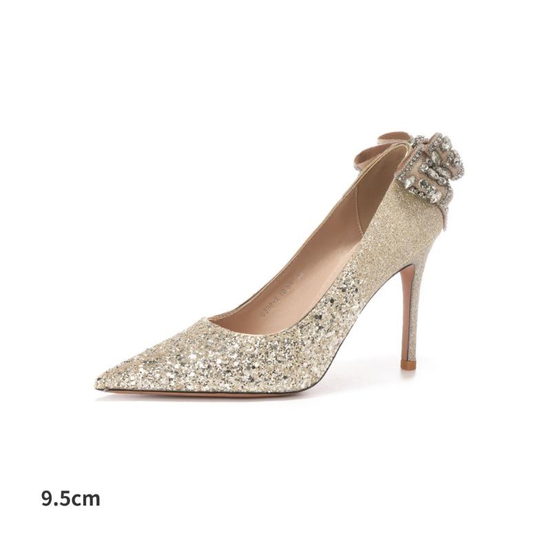 Летний лук, пайетки, градиентный цвет, туфли на высоком каблуке, свадебные туфли