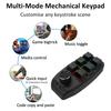6 Keys 1 Knob Custom Programming Keyboard Bluetooth 2.4GHz Mini RGB Gaming Keypad Wired/Wireless BT Hotswap Mechanical Keypads