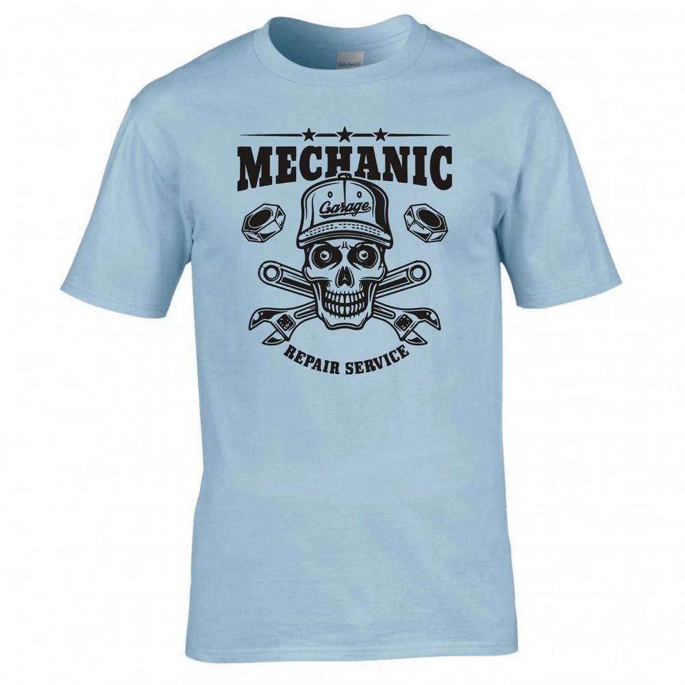 Mechanic Repair Service Skull Wrenches Tshirt