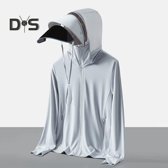 Женская куртка с капюшоном и защитой от солнца, с длинным рукавом и защитой от ультрафиолета, повседневная ветровка, спортивная одежда для летнего туризма на открытом воздухе