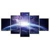 5Pcs Universe Galaxy Space Star Decor Pictures Poster HD Print No Framed Room Decor Canvas Paintings Wall Home Decor 5 Panel