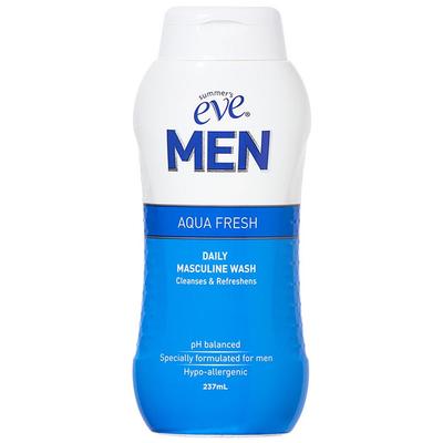 Summer Eve Men Aqua Fresh Daily Musculine Wash, 1 шт., 237 мл