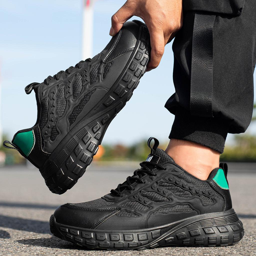 High Quality Indestructible Safety Shoes Men Work Sneakers Light Security Boots Men Puncture-Proof Work Boots Steel Toe Shoes