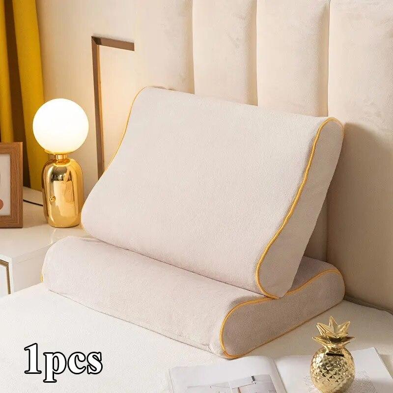 Однотонное постельное белье, мягкая наволочка, наволочка, минималистский стиль, наволочка из хлопкового латекса
