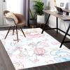 Anime Cartoon Design Chair Mat - Non-Slip Carpet for Office Chairs, Festive Gift, Suitable for All Seasons, Decorative Rug for Home, Living Room, Bedr