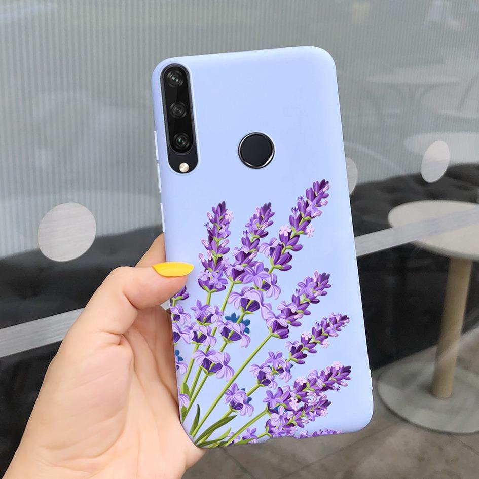 For Huawei Y6P Y7P Case 2020 New Fashion Butterfly Flower Painted Phone Cover For Huawei Y7P Funda Y 7P Y 6P HuaweiY6P Soft Capa