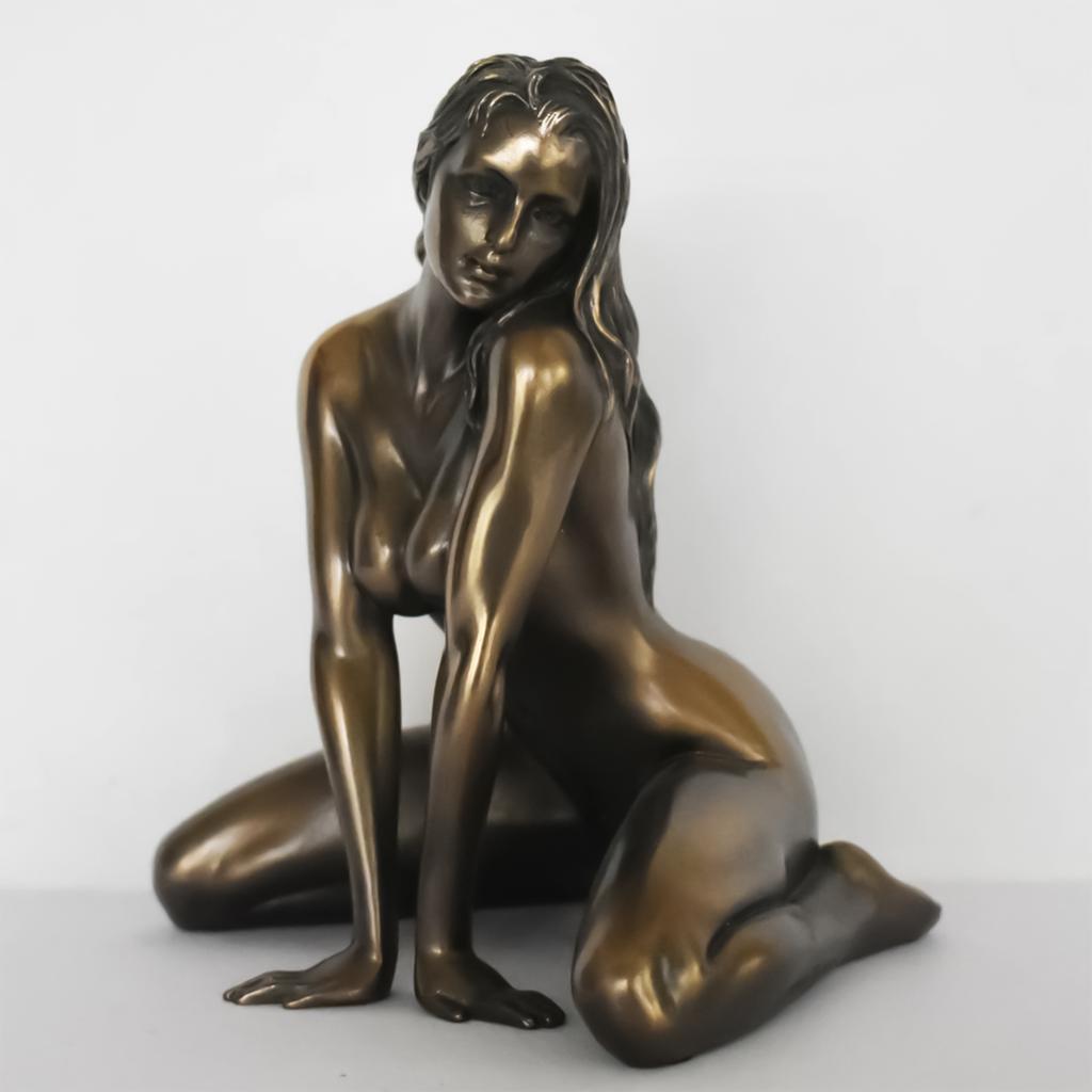 Бронзовая статуэтка-украшение, обнаженная статуэтка-украшение, декоративные изделия из смолы с моделированием персонажей, для рождественского подарка на День святого Валентина, к Новому году