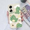 Чехлы для Oppo A15 A1K A7 A35 A55 A1 A52 A11 с милым рисунком динозавра, мягкий, гладкий, жидкий силикон, высококачественный чехол против отпечатков пальцев для Oppo Capa
