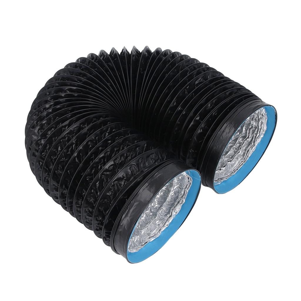 7-дюймовый вытяжной воздуховод сушилки, утолщенный шланг из ПВХ и алюминиевой фольги, 6,56-футовый гибкий изолированный воздуховод