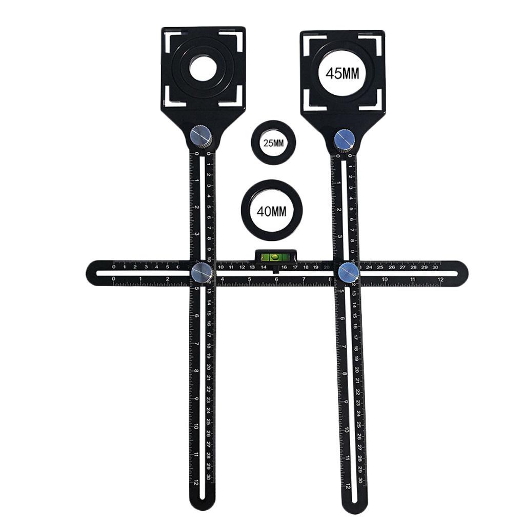 Drill Opening Tile Hole Locator Glass Fixed Angle Measuring Universal Glass Positioning Fixed Punching Template Tools