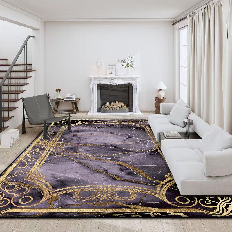 Современное украшение дома роскошный ковер гостиная противоскользящий большой ковер для комнаты мягкий коврик для дивана стола легкая чистка настраиваемый