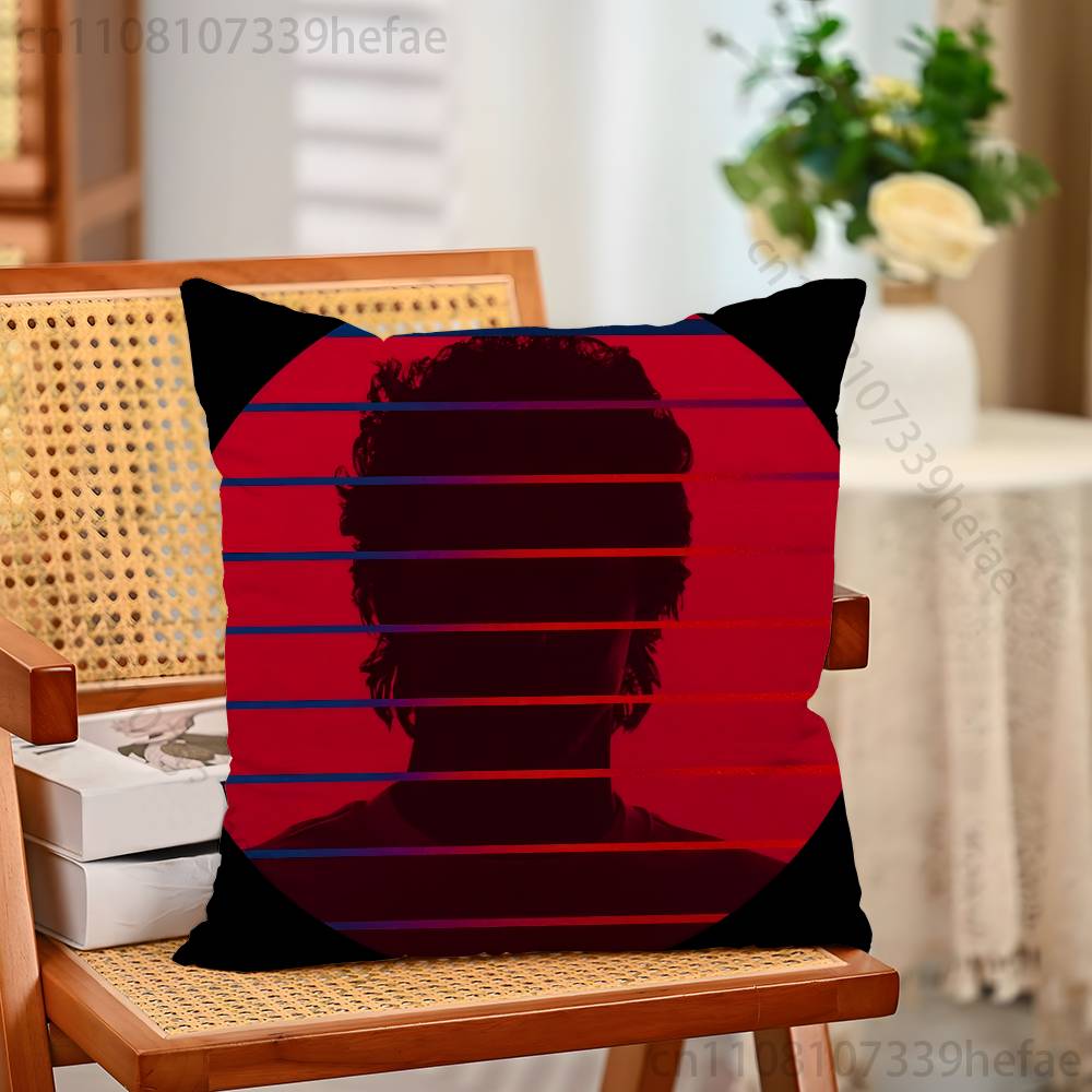 Singer Gustavo CCerati Funny Pillow Case Antidustmite Pillowcase Invisible Zipper Silky Short Plush Sofa Cushion Cover