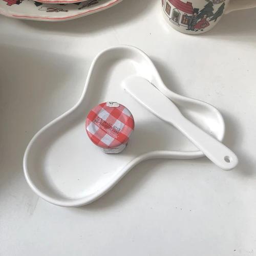 Тарелка «Облако» Керамическая тарелка для фруктов Десертная тарелка Чаша для закусок Подносы для украшений Декоративная тарелка Подставка для торта Посуда для хранения