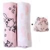 Milk&Moo Набор из 2 пеленальных одеял Chancin Baby Muslin, 100% хлопок, ультрамягкий