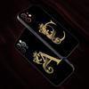 Gold Royal Letter Phone Case For iPhone Samsung Galaxy Redmi Xiaomi Oppo OnePlus Note S A 7 8 9 10 11 12 13 14 20 21 22 23 53 54 Pro Max Plus Ultra