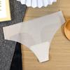 Traceless One-piece Sexy Mask Thong Female Summer Thin Section Without Traces of Ice Silk Ladies Panties