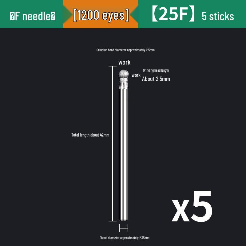 Mansharui Jade Carving & Polishing Grinding Head - Round Ball Shape