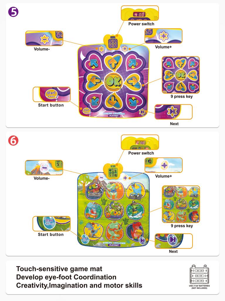 Дошкольное Детское Музыкальное Танцевальное Одеяло Игрушка Раннее Образование Подарок Детская Фортепианная Клавиатура Коврик Игрушка