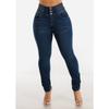 Wish Hot Sale Skinny Elastic Jeans Sexy Hips High Waist Small Feet Pants