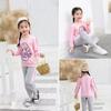 YUBAOBEI Girls Spring Autumn Shirt Children's Cotton T-Shirt Long-Sleeved O-Neck Sweater