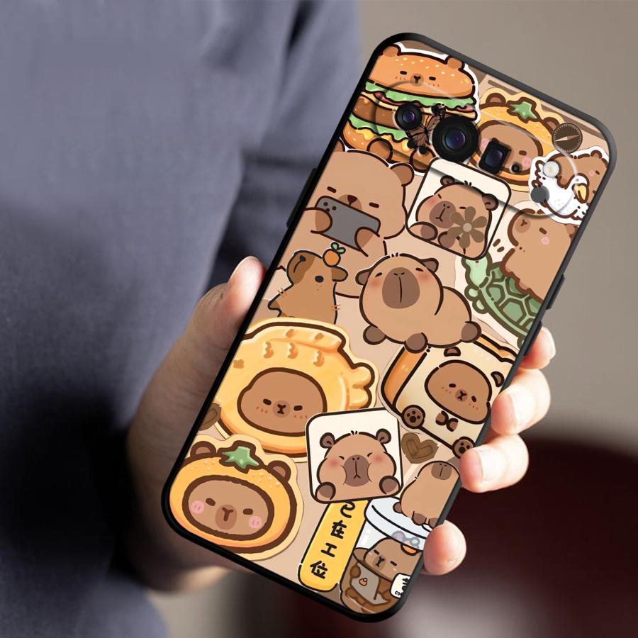 Милый чехол-капибара для Google Pixel 10A 8a 6 7 8 Pro 6a 7a 10 9 Pro XL 9a Funda Чехол для телефона