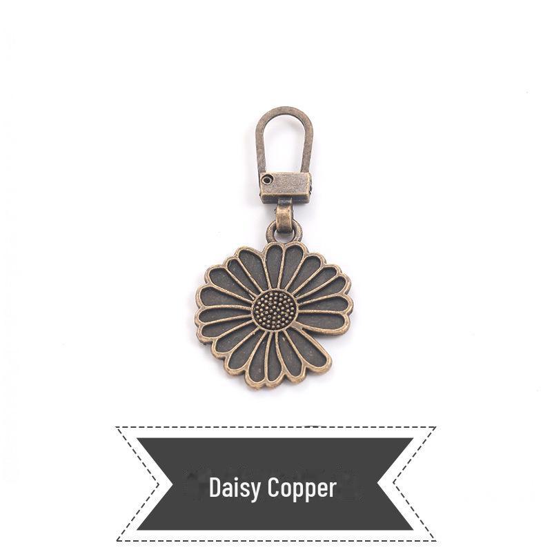 Съемная застежка-молния для курток, не требующая инструментов, - дизайн Small Daisy