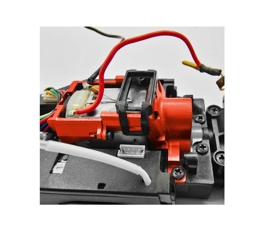 SHEAWA Kyosho Mini-Z Buggy Motor Cover, Modified Metal Parts, Compatible with Kyosho Mini-Z Buggy (Red)