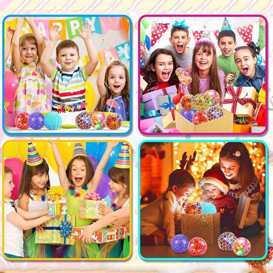 2 шт. 3,5 см Разноцветный мячик-антистресс Забавный тянущийся ТПР Снятие тревоги Декомпрессия