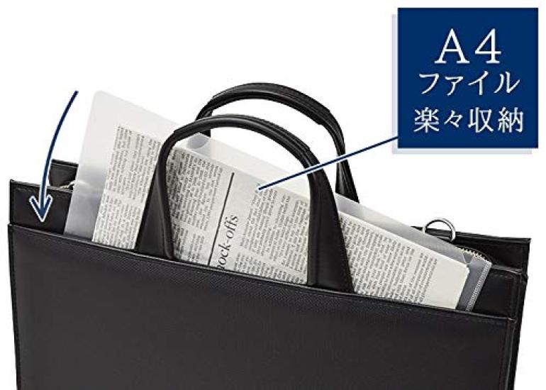 Сумка Toyooka Craftsmanship Domestic Business Bag Большая вместимость Водоотталкивающая Отдельно стоящая Совместимость с файлами формата А4 Для поездок на работу Черный Черный Оригинальная овчина