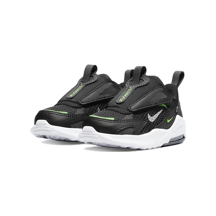 Nike Кроссовки Air Max Bolt Low top для бега Черно-белые для младенцев и малышей CW1629-006