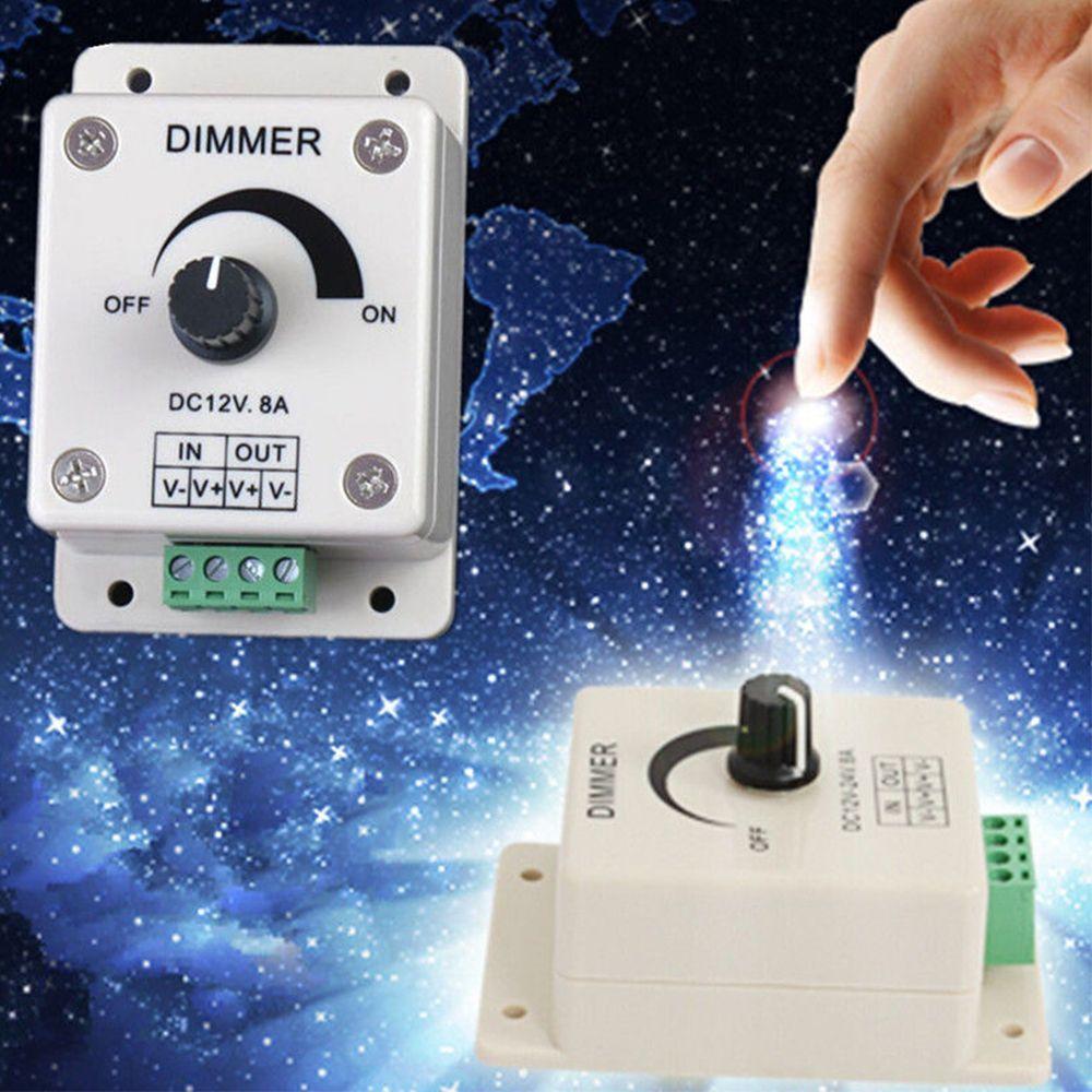 Single Color PWM Digital Dimming Adjustable Brightness Dimmer Switch Controller LED Light Protect