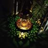 Солнечная кормушка для птиц, прочные металлические подвесные кормушки для птиц с подсветкой, ландшафтная лампа для сада и двора