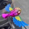 1/2Pcs Imitation Bird Car Decorative Flying Birds with Wind-Activated Swinging Wings Wind Speed Activated Bird Vehicle Decor