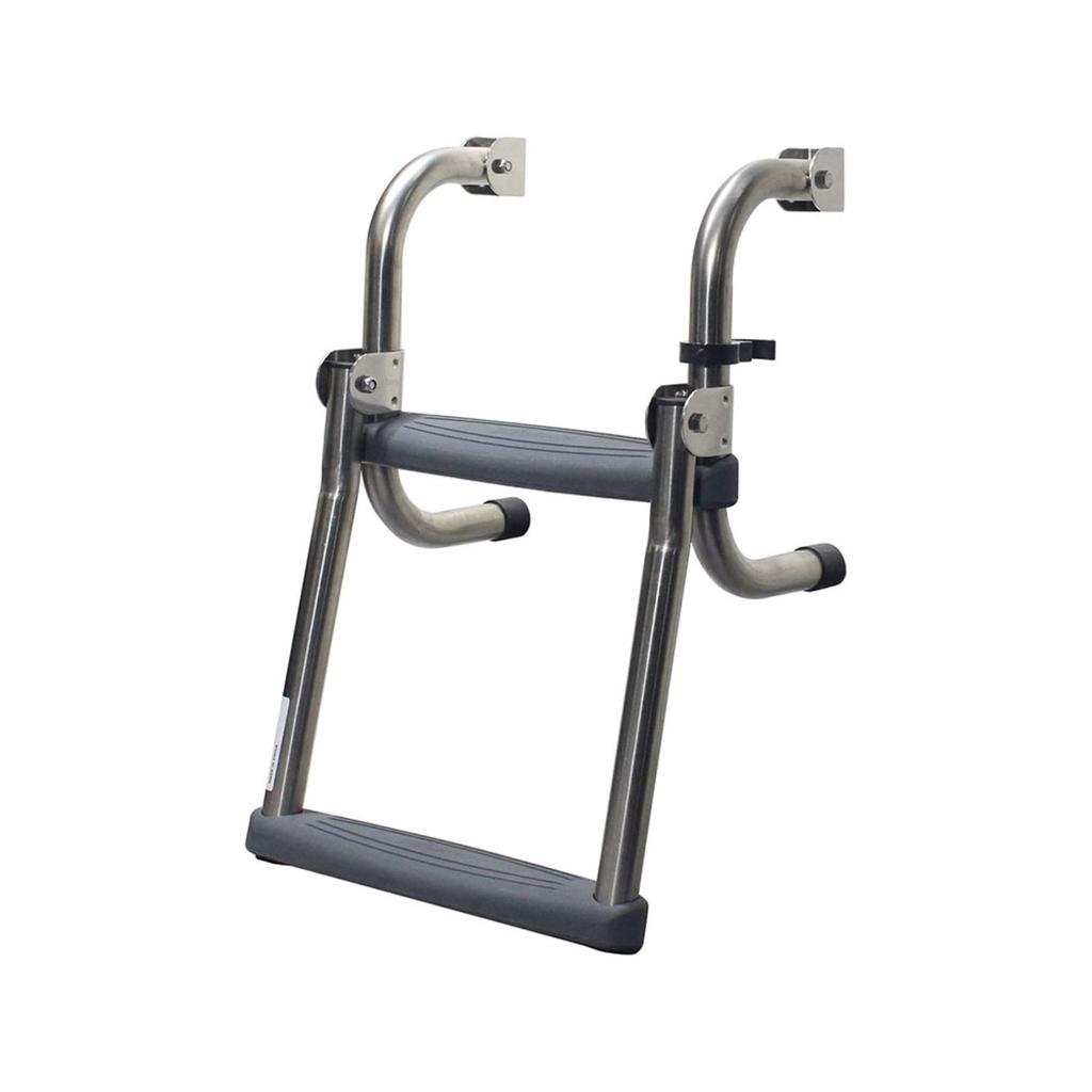 BMO JAPAN Stainless Steel Folding Ladder, 2-Step, 30E0041