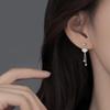 Серьги-кисточки из стерлингового серебра 925 пробы «Благоприятное облако» для женщин - Высококлассный дизайн 2024