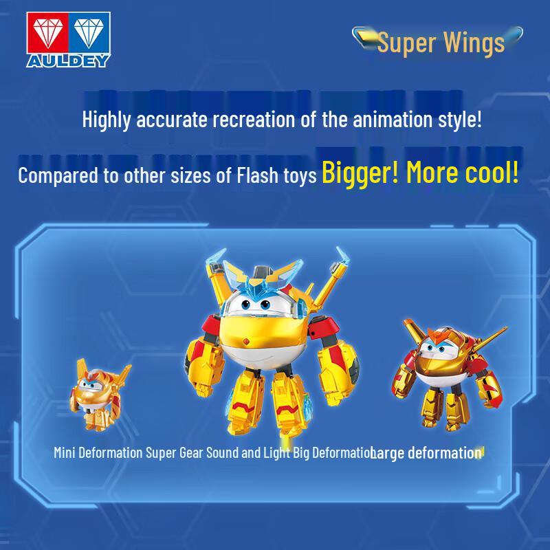 Auldey Super Wings Джетт Робот-трансформер Super Gear