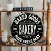 Vintage Metal Tin Sign 8x12 Inch Retro Kitchen Wall Decor Rustic Funny Bakery Art for Home Cafe Bar Aluminum
