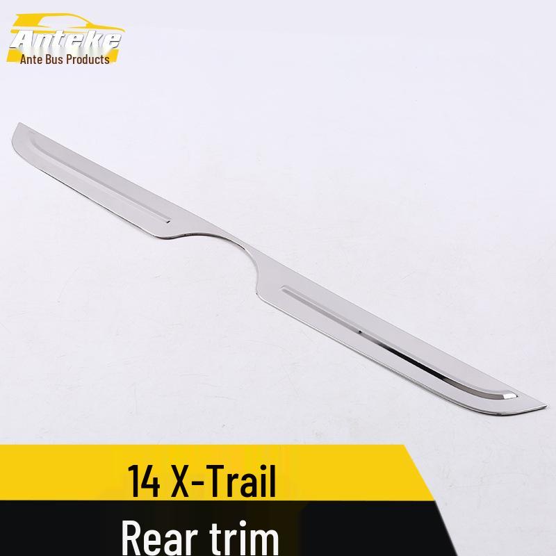 X-Trail Rear Trim Decoration: Tailgate Trunk Anti-Scratch Scuff Sticker for 14 Models