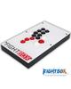 FightBox PC PS3 Switch Compatible All Buttons Leverless Arcade Fighting Stick Hit Box Fighting Game Akecon Controller Sanwa Denshi Button SOCD