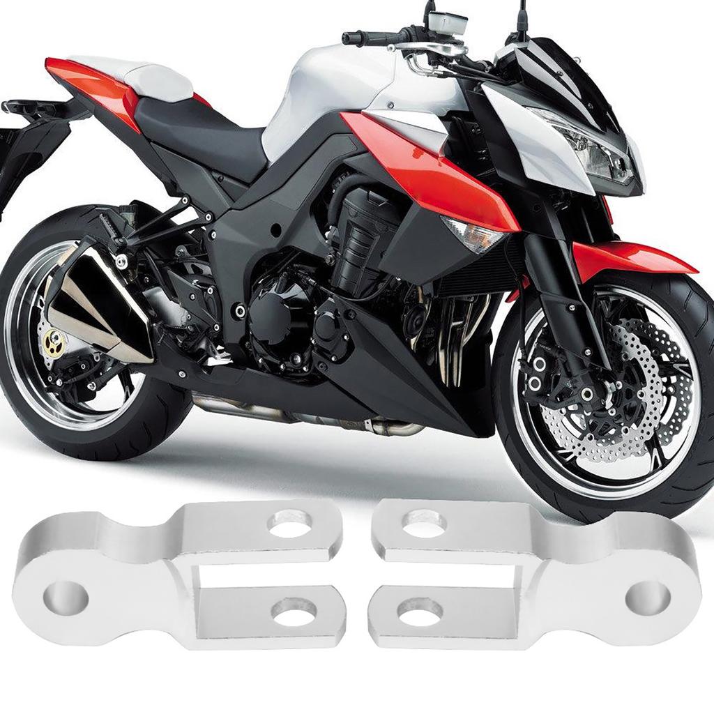 2pcs Motorcycle Damping Device Shock Absorbers Heightening Pad for Chassis 5cm (With Screw)