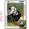 Алмазная картина животное панда вышивка крестом горный хрусталь домашний декор